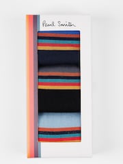 PS Paul Smith Printed Black Socks 3 Pack - Image 4 of 5