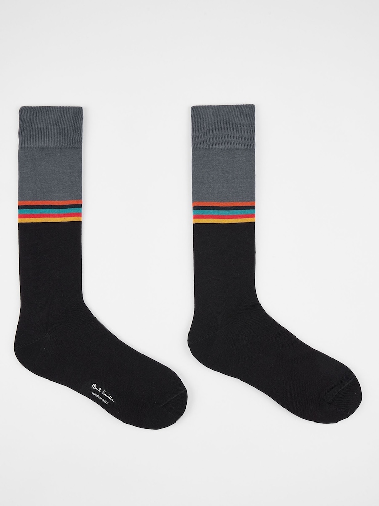 PS Paul Smith Printed Black Socks 3 Pack - Image 5 of 5