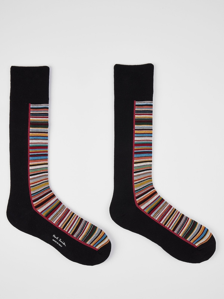 PS Paul Smith Printed Black Socks 3 Pack - Image 2 of 11