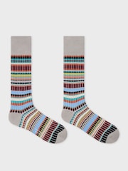 PS Paul Smith Printed Black Socks 3 Pack - Image 8 of 11