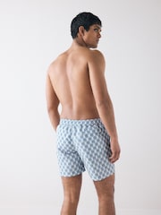 PS Paul Smith Blue Printed Swim Shorts - Image 2 of 6