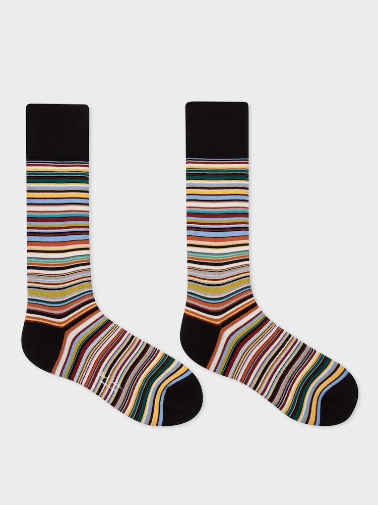 PS Paul Smith Stripe Black Socks - Image 2 of 5