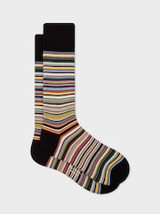 PS Paul Smith Stripe Black Socks - Image 3 of 5