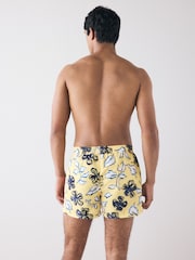 PS Paul Smith Yellow Printed Swim Shorts - Image 2 of 7