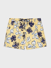 PS Paul Smith Yellow Printed Swim Shorts - Image 5 of 7
