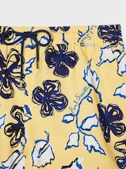 PS Paul Smith Yellow Printed Swim Shorts - Image 6 of 7