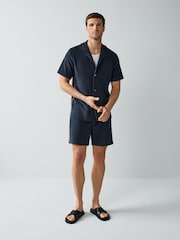 PS Paul Smith Blue Regular Fit Stripe Shorts - Image 2 of 10