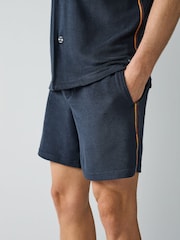 PS Paul Smith Blue Regular Fit Stripe Shorts - Image 4 of 10