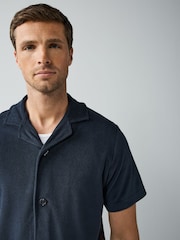 PS Paul Smith Blue Short Sleeve Stripe Shirt - Image 4 of 9