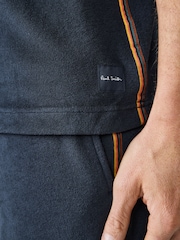 PS Paul Smith Blue Short Sleeve Stripe Shirt - Image 5 of 9
