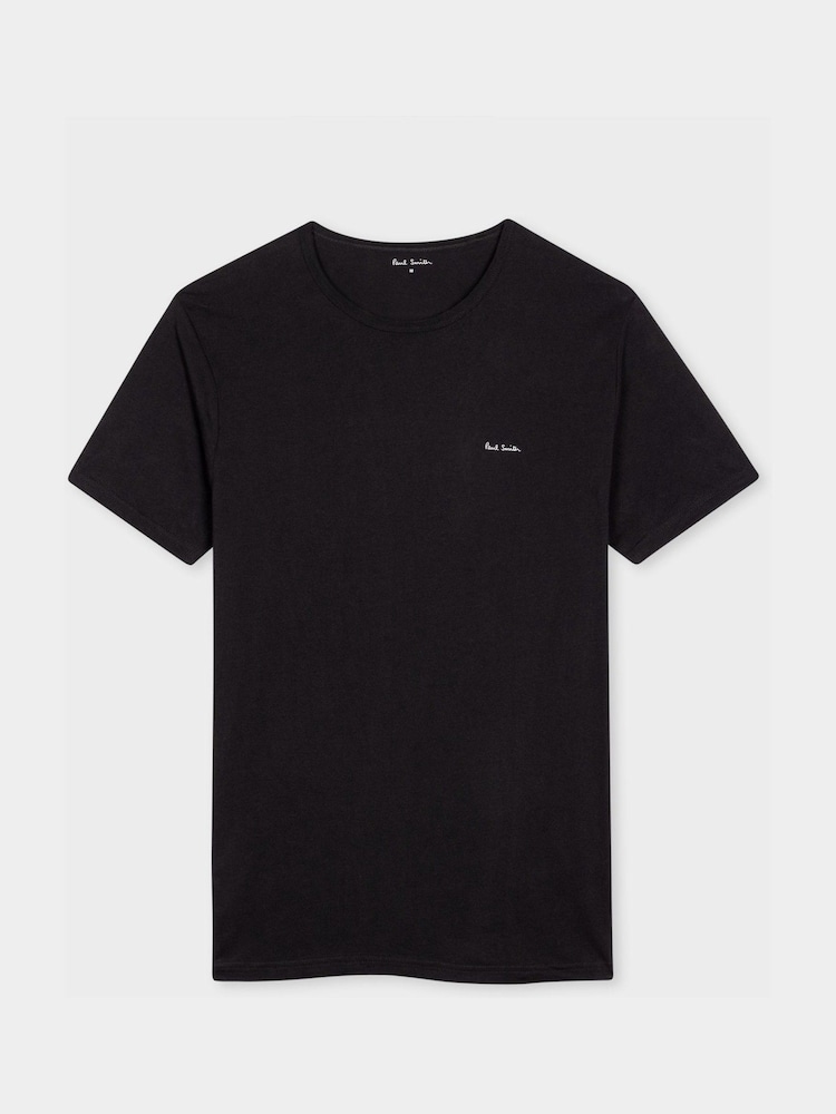 PS Paul Smith Regular Fit Black T-Shirts 5 Pack - Image 2 of 11