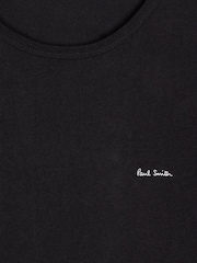 PS Paul Smith Regular Fit Black T-Shirts 5 Pack - Image 8 of 11