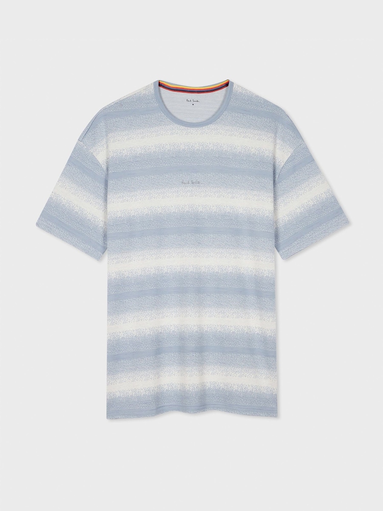 PS Paul Smith Blue Short Sleeve Stripe T-Shirt - Image 1 of 2