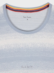PS Paul Smith Blue Short Sleeve Stripe T-Shirt - Image 2 of 2