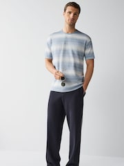 PS Paul Smith Blue Short Sleeve Stripe T-Shirt - Image 4 of 6