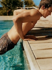 PS Paul Smith Printed Swim Black Shorts - Image 2 of 6