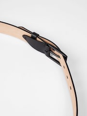 PS Paul Smith Logo Stripe Detail Black Belt - Image 5 of 6