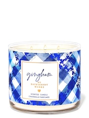 Bath & Body Works Gingham Original 3 Wick Candle 411g - Image 3 of 3