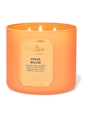 Bath & Body Works Peach Bellini 3-Wick Candle 14.5 oz / 411g - Image 1 of 1