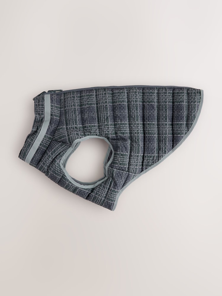 Navy Reversible Dog Coat - Image 1 of 5