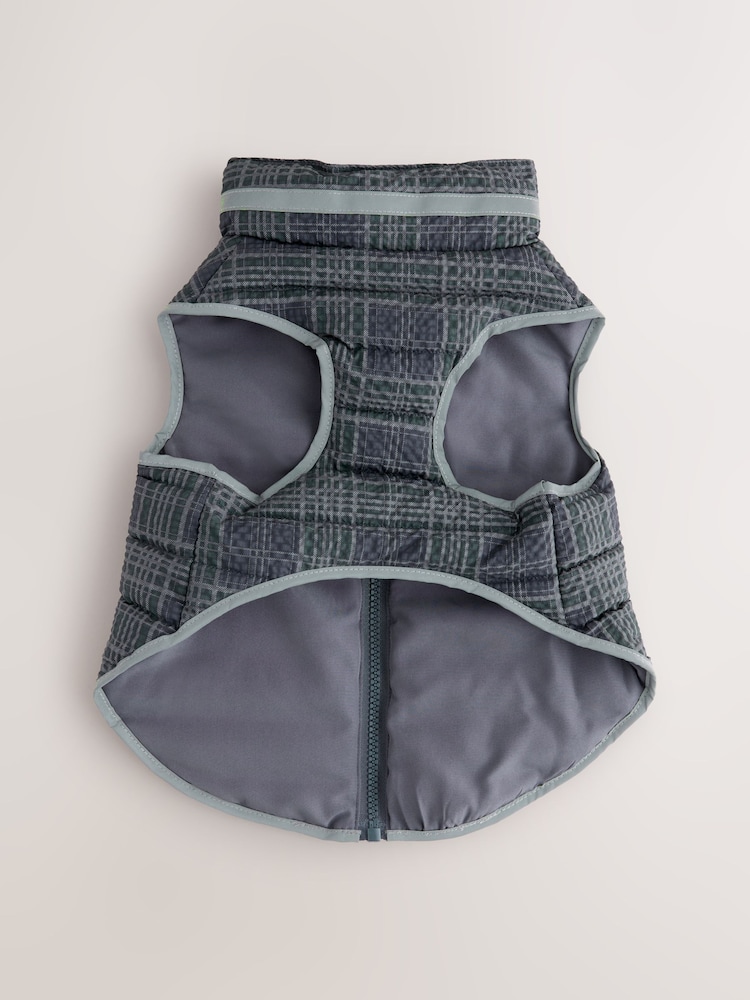 Navy Reversible Dog Coat - Image 5 of 5