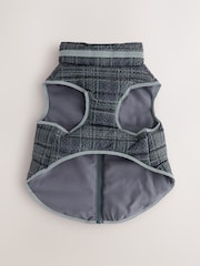 Navy Reversible Dog Coat - Image 7 of 10