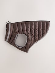 Chocolate/Black Reversible Dog Coat - Image 1 of 5