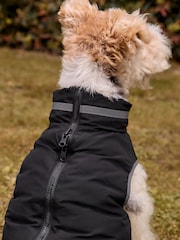 Chocolate/Black Reversible Dog Coat - Image 6 of 11