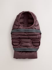 Burgundy Red Harness Dog Coat - Image 2 of 6
