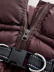 Burgundy Red Harness Dog Coat - Image 5 of 6