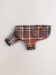 Rdeča karirasta - Shower Resistant Dog Coat - Slika 1 iz 5
