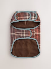 Rdeča karirasta - Shower Resistant Dog Coat - Slika 2 iz 5
