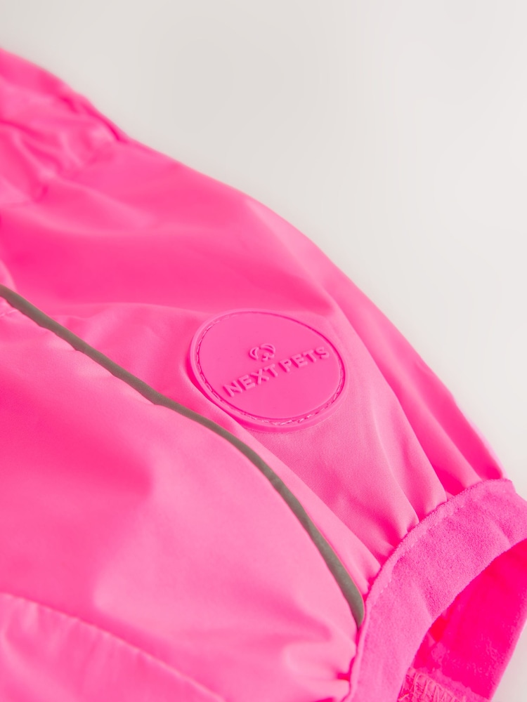 Pink 4-Leg Waterproof Dog Coat - Image 2 of 4 Pink 4-Leg Waterproof Dog Coat - Image 2 of 4
