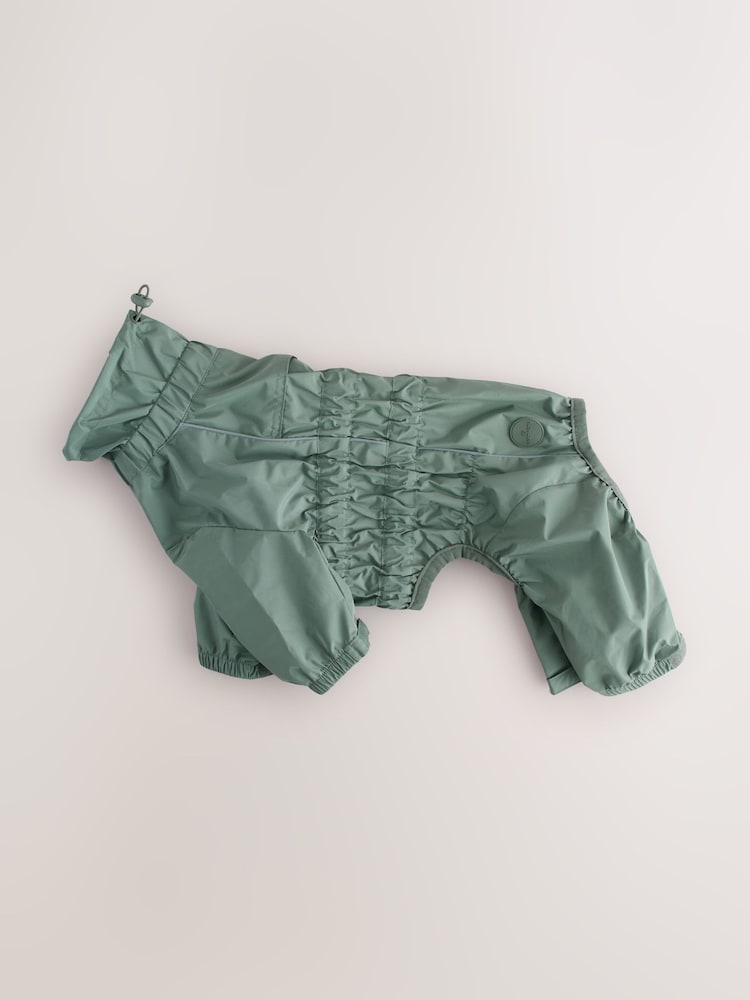 Mineral Green 4-Leg Waterproof Dog Coat - Image 1 of 4