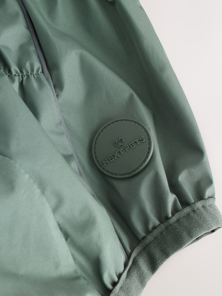 Mineral Green 4-Leg Waterproof Dog Coat - Image 2 of 4 Mineral Green 4-Leg Waterproof Dog Coat - Image 2 of 4