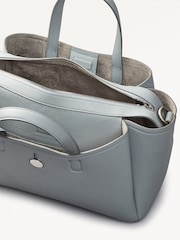 Radley London Medium Grey Bathurst Mews Zip Top Grab Bag - Image 3 of 6