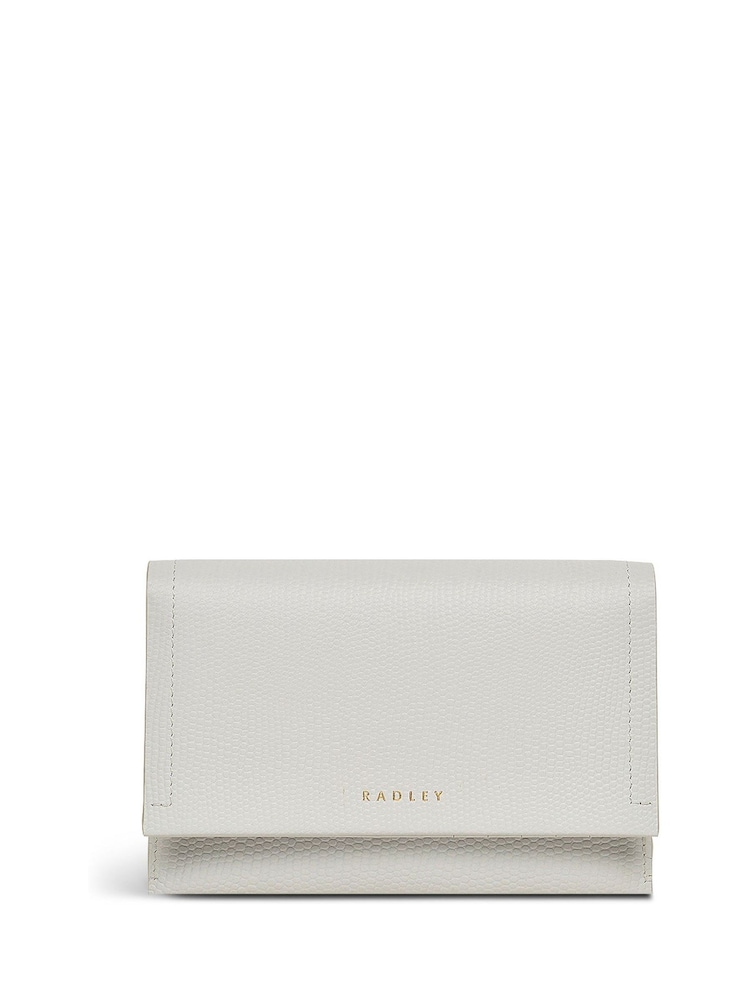 Radley Medium Grey Oak Street Faux Python Flapover Purse - Image 1 of 4