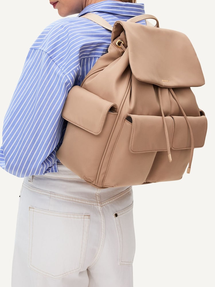 Radley Medium Guildford Grove Flapover Nude Backpack - Imagen 5 de 5