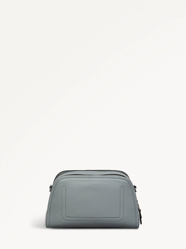 Radley London Grey Small Bathurst Mews Suede Ziptop Crossbody Bag - Image 2 of 5