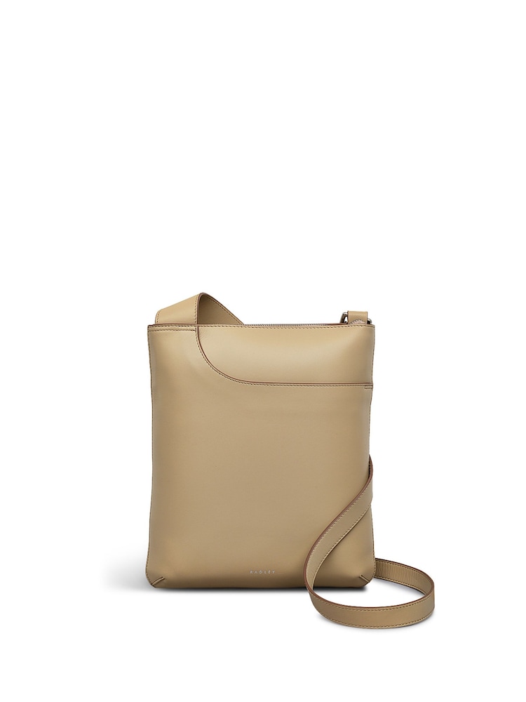 Radley Medium Pockets Zip Top Nude Cross-Body Bag - Image 1 of 5