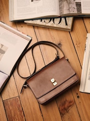 Radley Small Threadneedle Street Faux Lizard Flapover Cross-Body Bag - Image 2 of 6