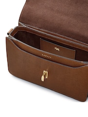 Radley Small Threadneedle Street Faux Lizard Flapover Cross-Body Bag - Image 6 of 6