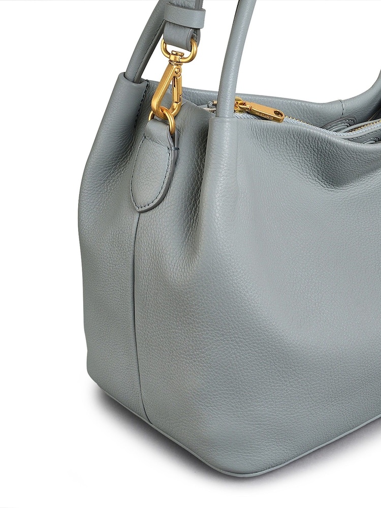 Radley Medium Grey Ivydale Road Ziptop Grab Bag - Image 4 of 4 Radley Medium Grey Ivydale Road Ziptop Grab Bag - Image 4 of 4
