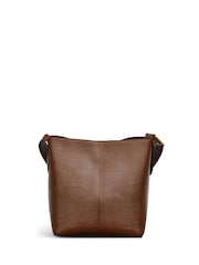 Radley Medium Threadneedle Street Faux Fur Lizard Open Top Brown Cross-Body Bag - Image 3 of 5