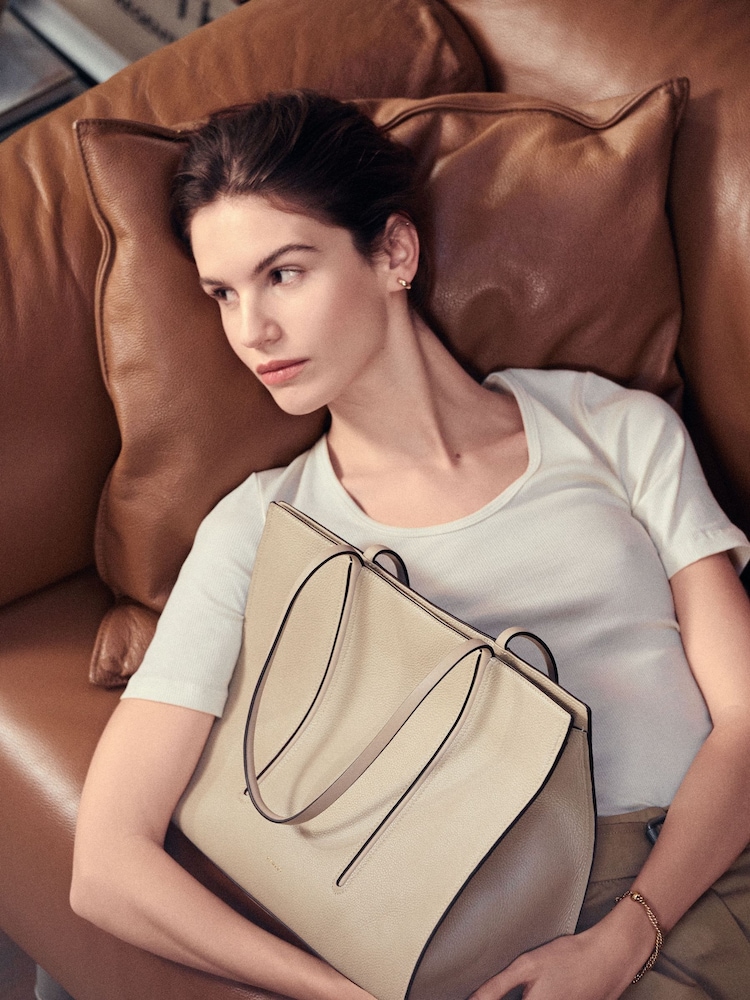 Radley Large Nude Portland Place Open Top Tote Bag - Image 2 of 4