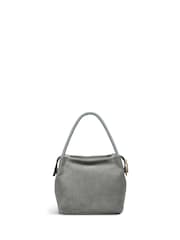 Radley Small Grey Ivydale Road Suede Zip Top Cross-Body Bag - Image 2 of 4