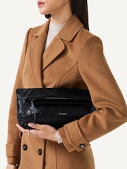 Radley London Medium Weaver Lane Flapover Black Clutch Bag - Image 2 of 5