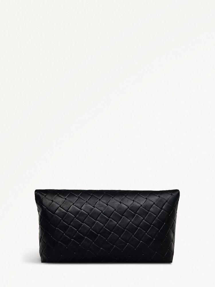 Radley London Medium Weaver Lane Flapover Black Clutch Bag - Image 3 of 5