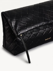 Radley London Medium Weaver Lane Flapover Black Clutch Bag - Image 5 of 5