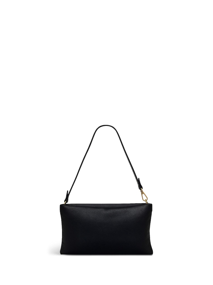 Radley Large Mallow Street Zip Top Wristlet Black Bag - Imagen 2 de 4